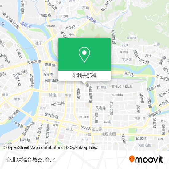 台北純福音教會地圖