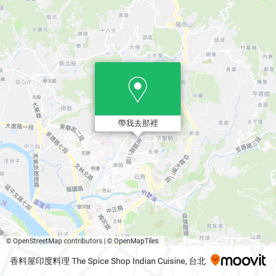 香料屋印度料理 The Spice Shop Indian Cuisine地圖