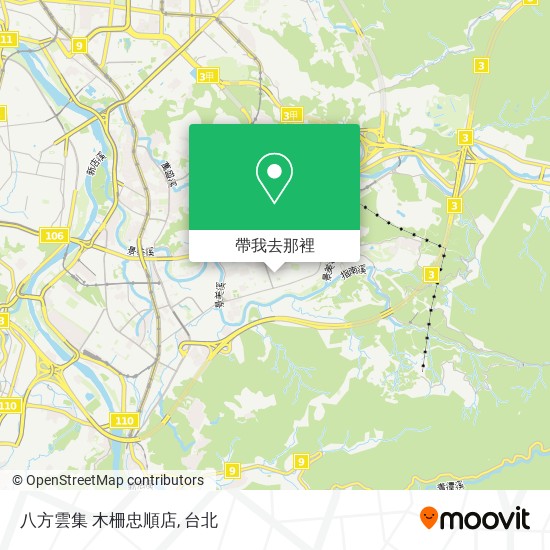 八方雲集 木柵忠順店地圖