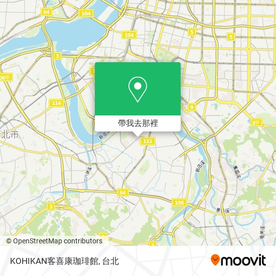 KOHIKAN客喜康珈琲館地圖