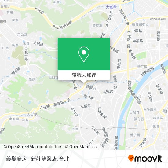義饗廚房 - 新莊雙鳳店地圖