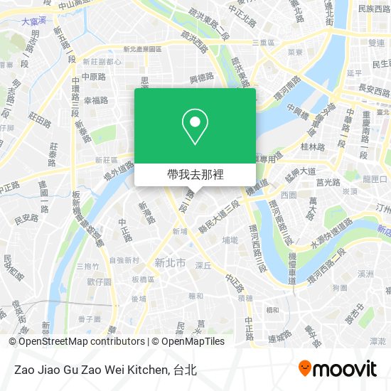 Zao Jiao Gu Zao Wei Kitchen地圖