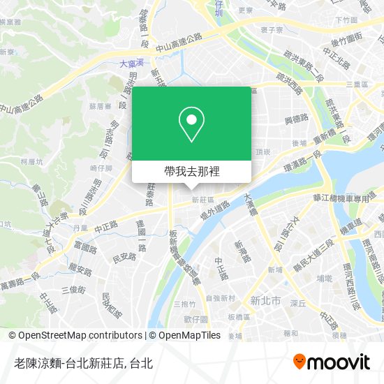 老陳涼麵-台北新莊店地圖