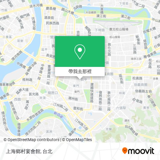 上海鄉村宴會館地圖