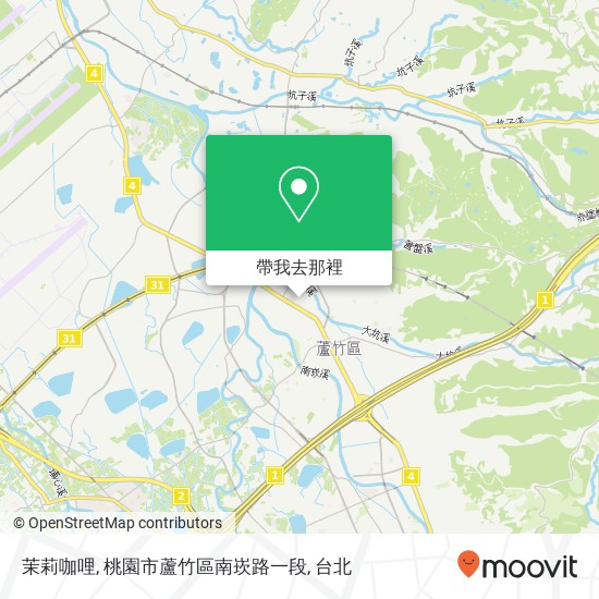 茉莉咖哩, 桃園市蘆竹區南崁路一段地圖