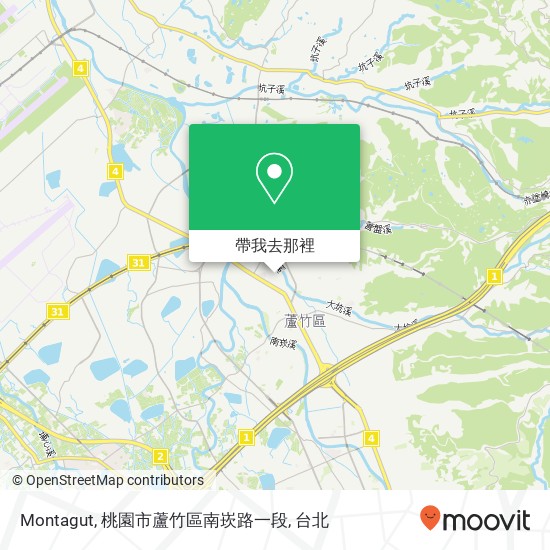 Montagut, 桃園市蘆竹區南崁路一段地圖