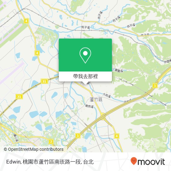 Edwin, 桃園市蘆竹區南崁路一段地圖