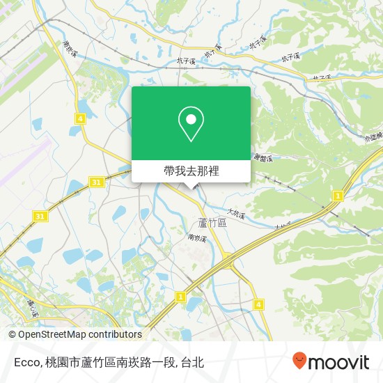 Ecco, 桃園市蘆竹區南崁路一段地圖