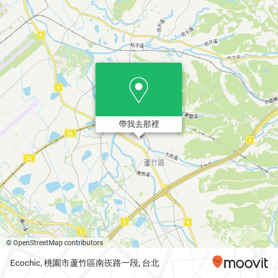Ecochic, 桃園市蘆竹區南崁路一段地圖