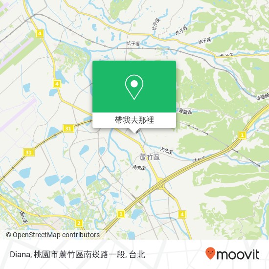 Diana, 桃園市蘆竹區南崁路一段地圖