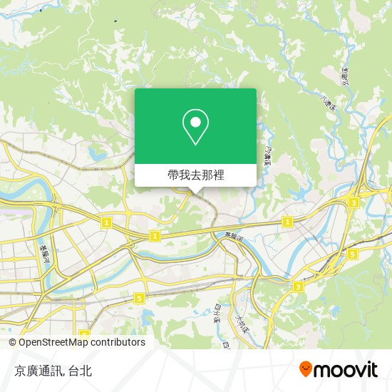 京廣通訊地圖