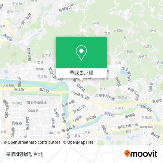 皇騰粥麵館地圖