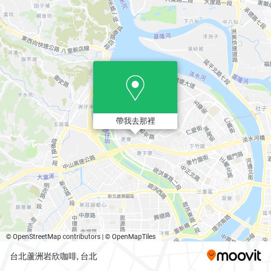 台北蘆洲岩欣咖啡地圖