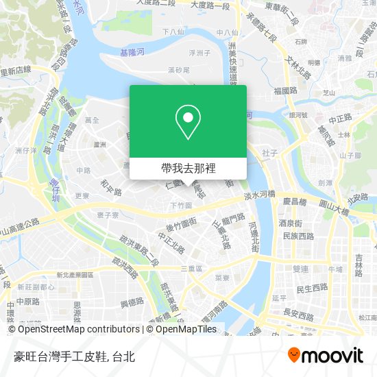 豪旺台灣手工皮鞋地圖