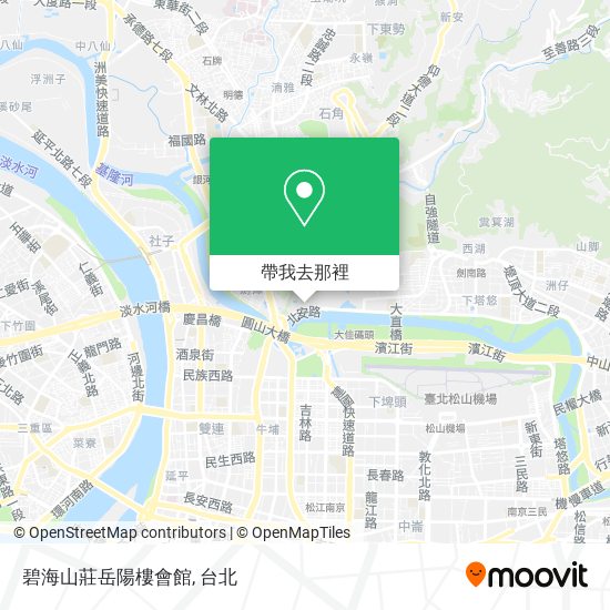 碧海山莊岳陽樓會館地圖