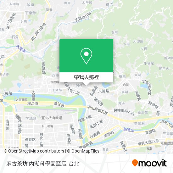 麻古茶坊 內湖科學園區店地圖