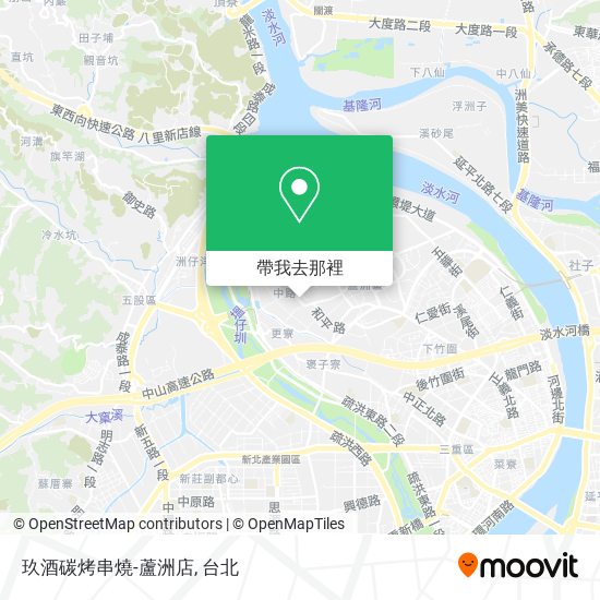 玖酒碳烤串燒-蘆洲店地圖