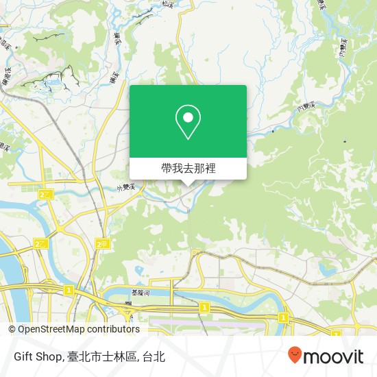 Gift Shop, 臺北市士林區地圖
