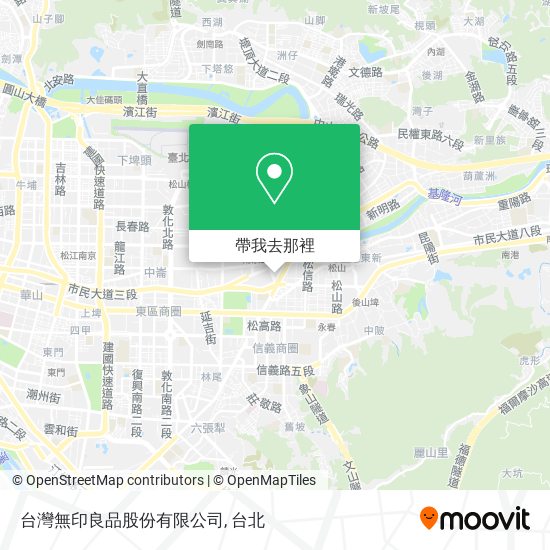 台灣無印良品股份有限公司地圖
