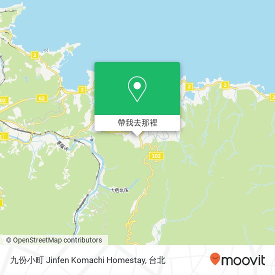 九份小町 Jinfen Komachi Homestay地圖