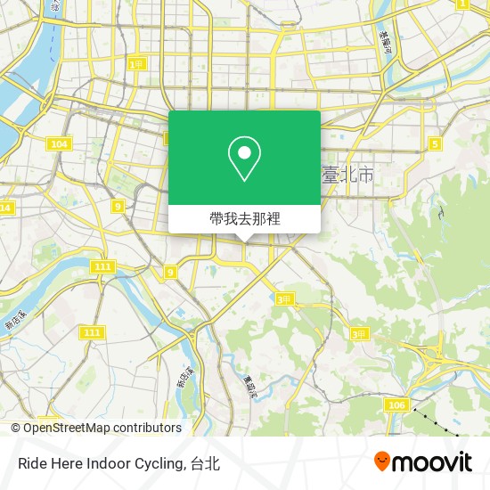 Ride Here Indoor Cycling地圖