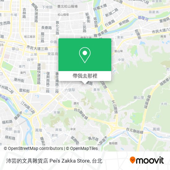 沛芸的文具雜貨店 Pei's Zakka Store地圖
