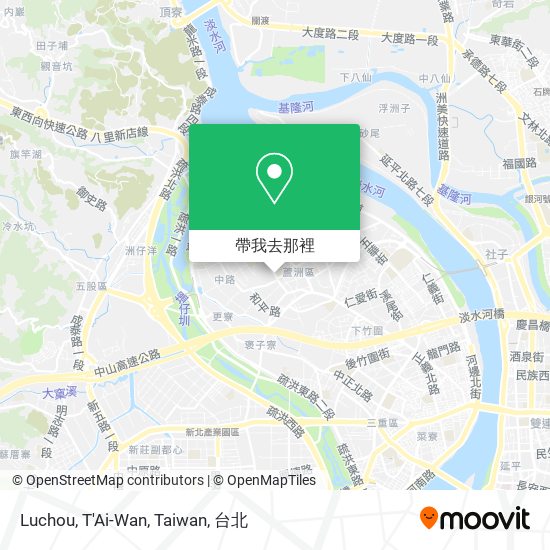 Luchou, T'Ai-Wan, Taiwan地圖