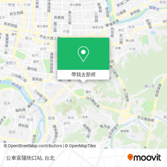 公車富陽街口站地圖