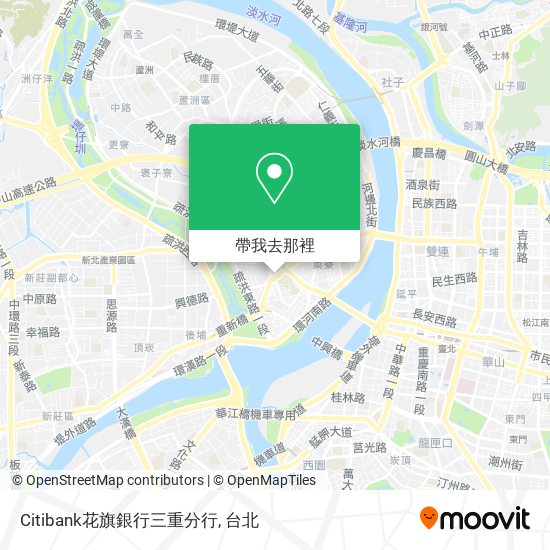 Citibank花旗銀行三重分行地圖