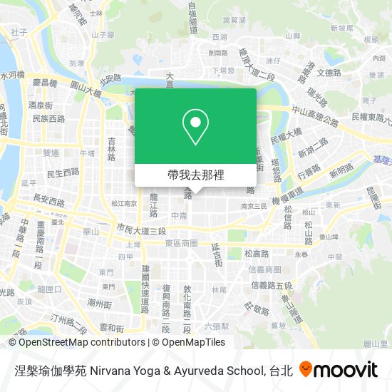 涅槃瑜伽學苑 Nirvana Yoga & Ayurveda School地圖