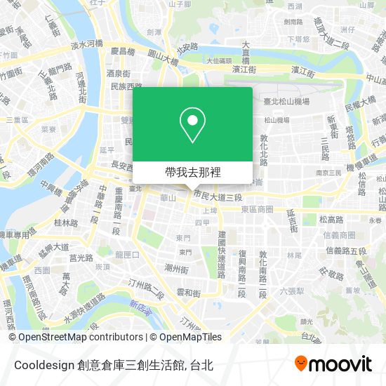 Cooldesign 創意倉庫三創生活館地圖