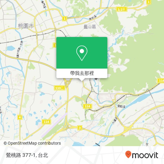 鶯桃路 377-1地圖