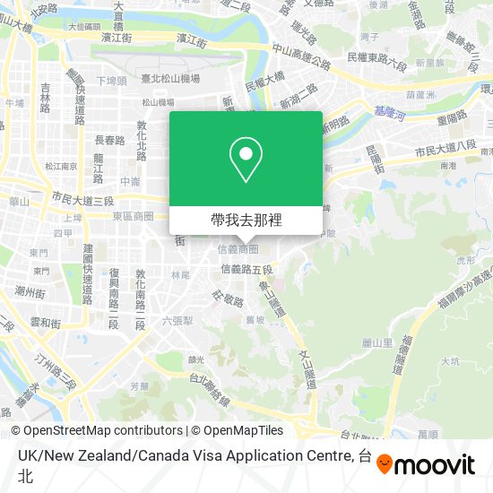 UK / New Zealand / Canada Visa Application Centre地圖