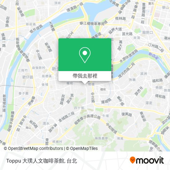 Toppu 大璞人文咖啡茶館地圖