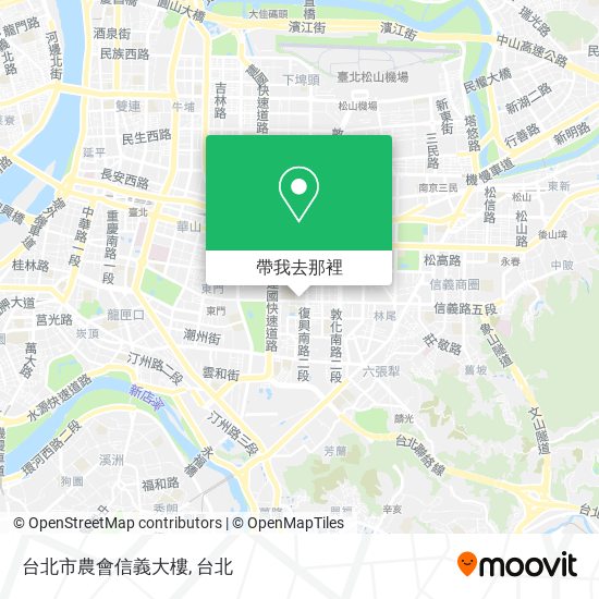 台北市農會信義大樓地圖
