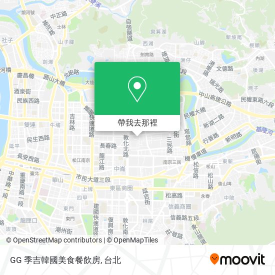 GG 季吉韓國美食餐飲房地圖