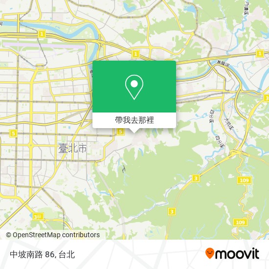 中坡南路 86地圖