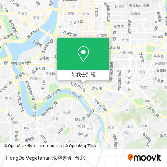 HongDe Vegetarian 泓得素食地圖