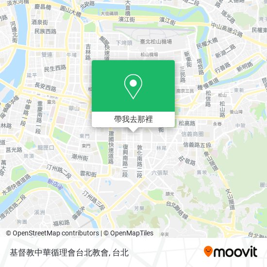 基督教中華循理會台北教會地圖