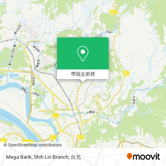 Mega Bank, Shih Lin Branch地圖