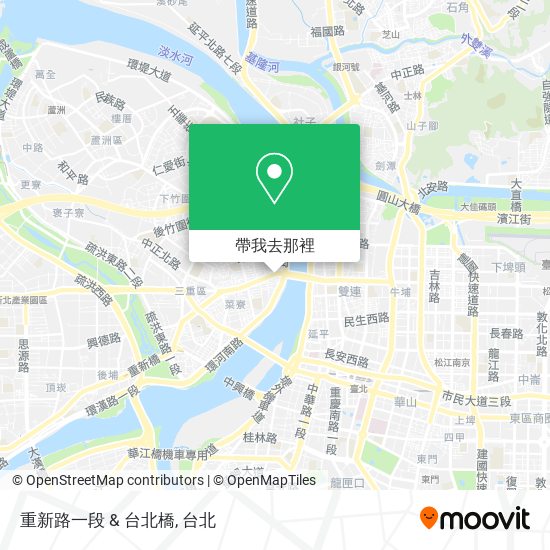 重新路一段 & 台北橋地圖