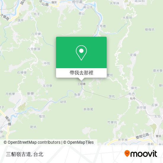 三貂嶺古道地圖