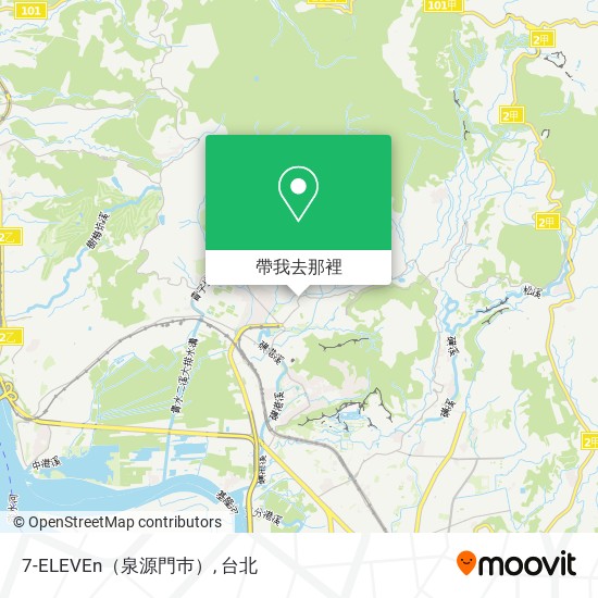 7-ELEVEn（泉源門巿）地圖