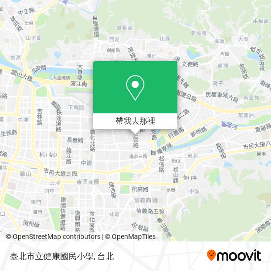 臺北市立健康國民小學地圖