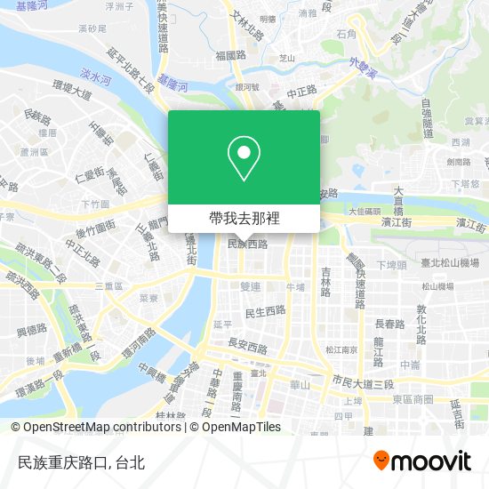 民族重庆路口地圖