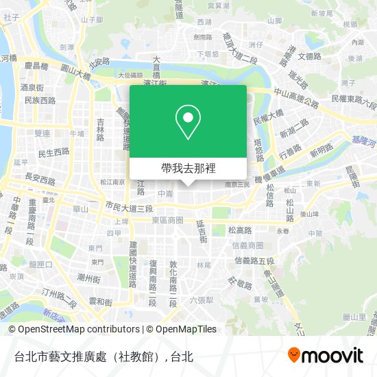 台北市藝文推廣處（社教館）地圖
