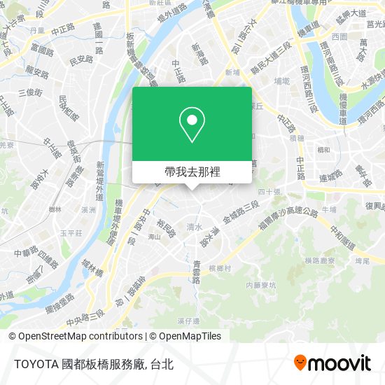 TOYOTA 國都板橋服務廠地圖