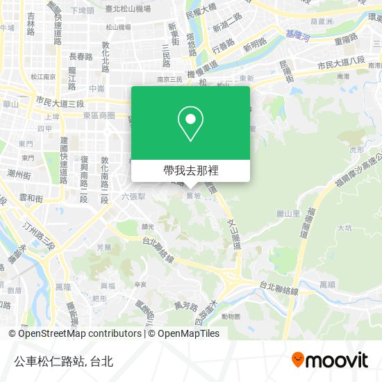公車松仁路站地圖