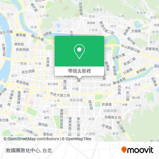 救國團敦化中心地圖