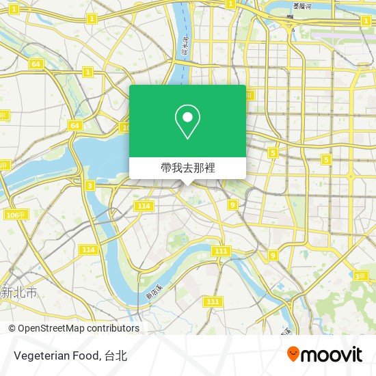 Vegeterian Food地圖